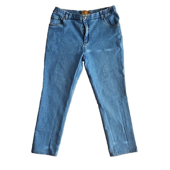 Thompson Denim - Ross Thompson Jeans Men's Size 40WX30L Light Wash Denim Pants Straight‎ Cut